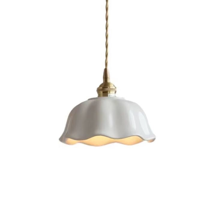 Suspension, Organic Ceramic 14/16, céramique rouge, laiton Suspension, Organic Ceramic 14/16, céramique rouge, laiton